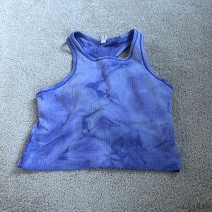 Lululemon ebb to street cropped tank top